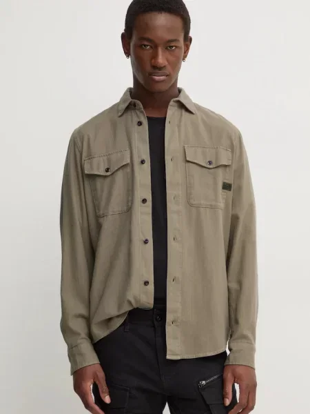 Риза G-Star Marine Slim зелено