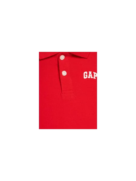 Gap Polo marškinėliai Raudona Regular Fit balta
