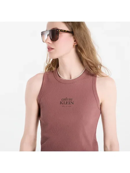 Calvin Klein Jeans Top deschis maro