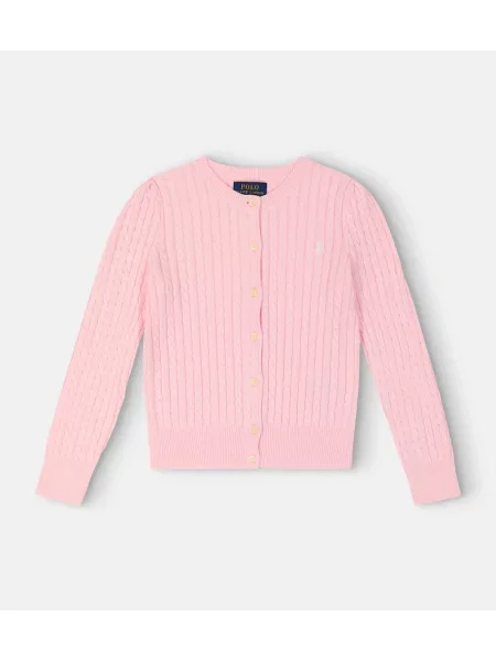 Gyerek kardigán Polo Ralph Lauren rózsaszín