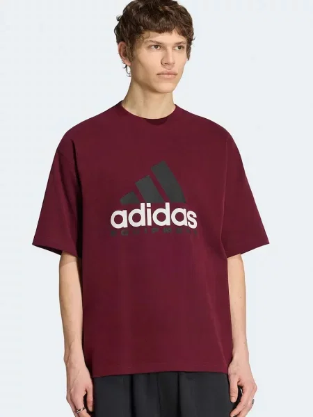 T-shirt adidas Equipment Logo Tee Maroon M