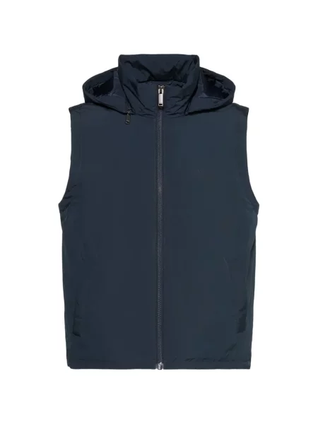 Vestă Calvin Klein cu glugă cu imagine albastru