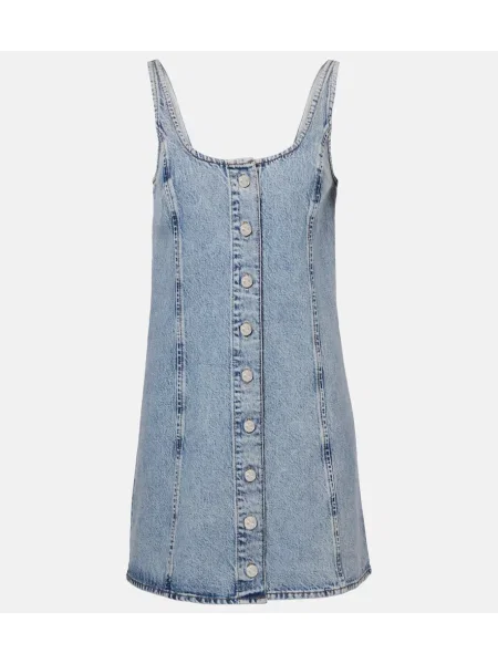 Rochie din denim Frame de costum albastru