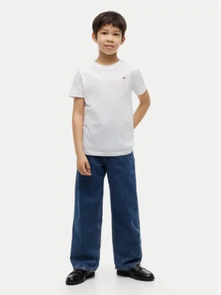 Dětské tričko Tommy Hilfiger bílé