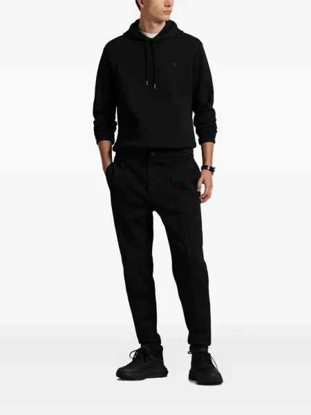 Briaunotas pusiau užtrauktukas zomšinės bokseriai Polo Ralph Lauren balta