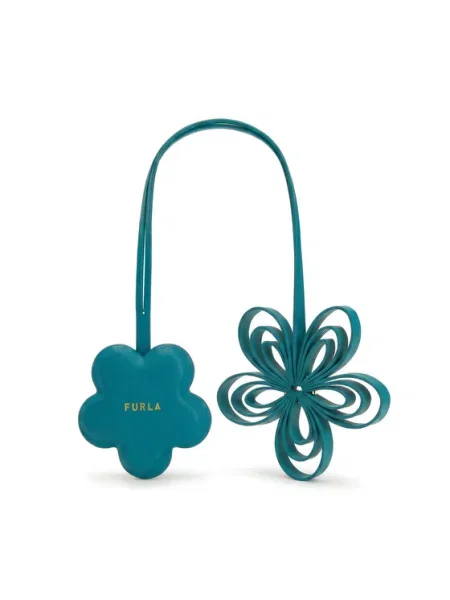 Prívesok Furla Flower CN modrá