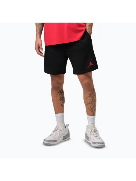 Šortky Nike Jordan Fleece black/gym red černé