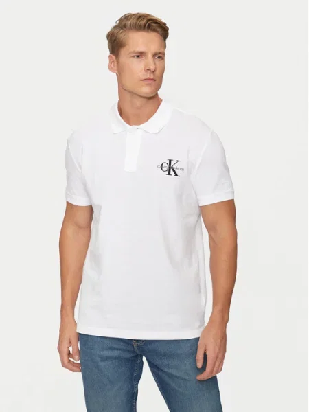 Calvin Klein Jeans Polo majica bijela