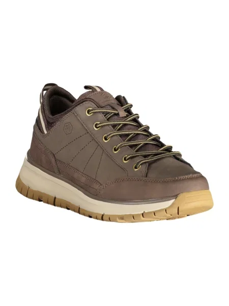 Sneakersy Lumberjack zamszowe brązowe