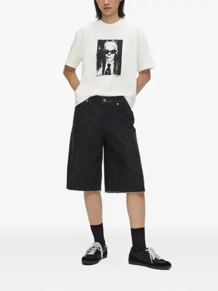 Tričko Karl Lagerfeld Jeans biela