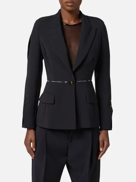 Піджак Elisabetta Franchi чорний