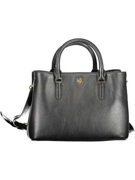 Torba typu kuferek z uchwytem model ‘MARCY’ Lauren Ralph Lauren czarna
