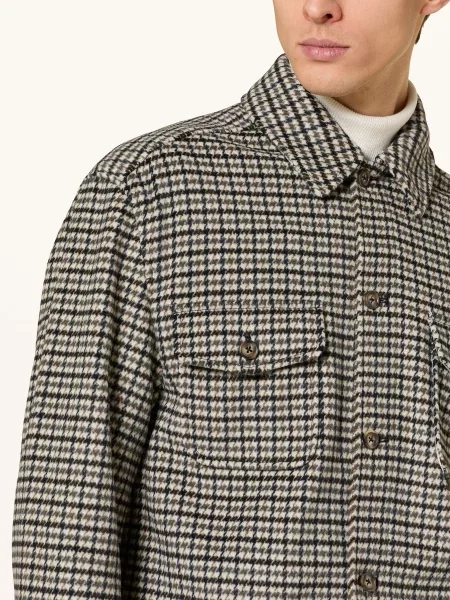 Reiss Sako Liam Houndstooth světle / tmavě / tmavě modrá šedá