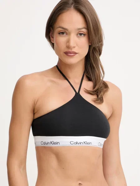Calvin Klein Underwear podprsenka s bavlnou černá