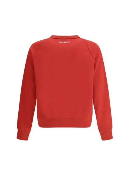 Bluza nierozpinana Adidas ze ściągaczem czerwona