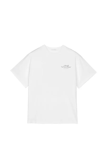 Tricou Cecilie Bahnsen cu imagine alb