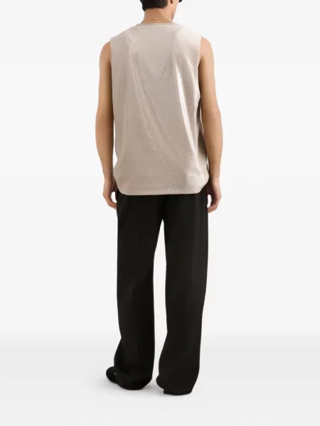 Košile Dolce & Gabbana s flitry bez rukávů