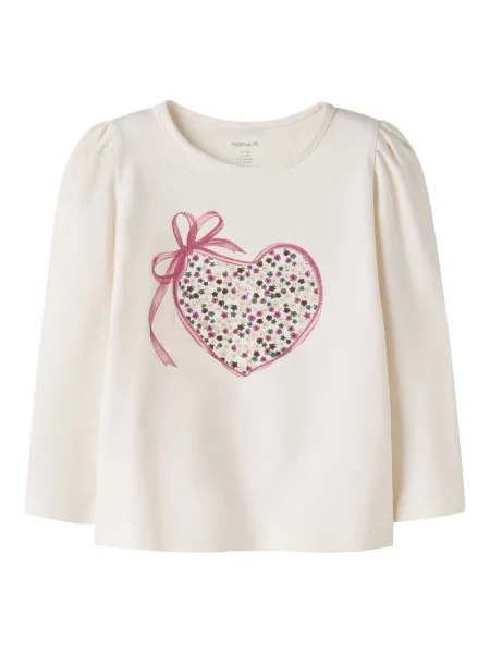 NAME IT Tricou NMFLIASA maro / verde jad / magenta alb