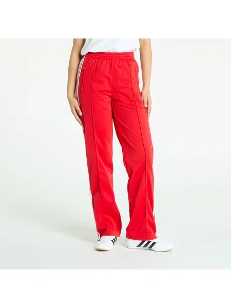 Spodnie dresowe Adidas do biegania czerwone