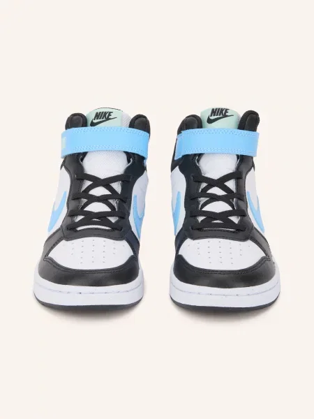 Nike Wysokie Sneakersy Court Borough Mid 2 schwarz białe
