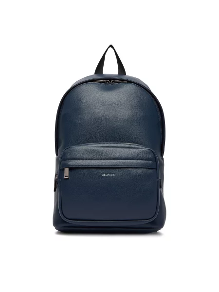 Kelioninė kuprinė Calvin Klein Raised Round Backpack Tamsiai mėlyna