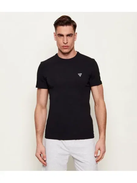 Guess Póló Caleb Slim Fit fekete
