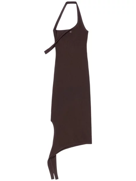 Rochie Courreges de costum maro