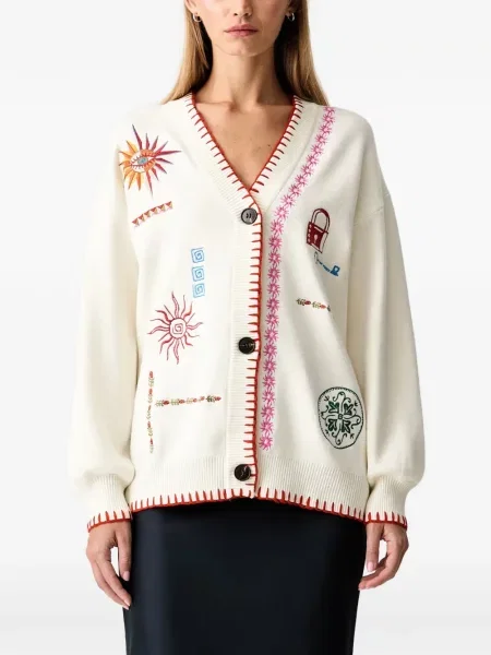 Cardigan Never Fully Dressed cu broderie