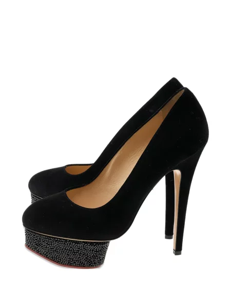 Pantofi cu toc Charlotte Olympia cu platformă negru