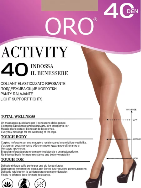 Колготы Oro черные