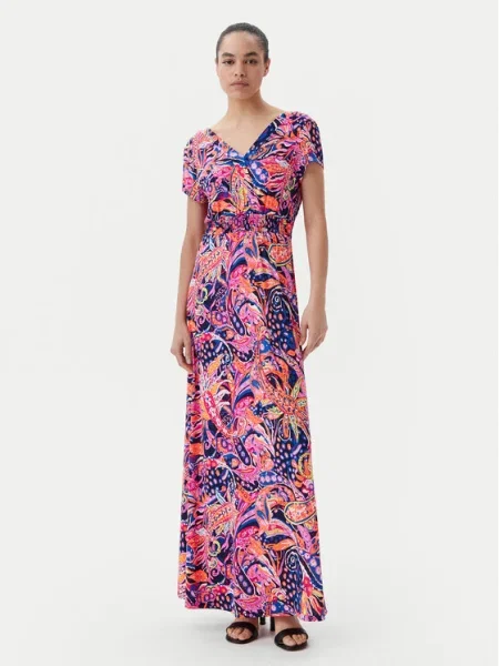 Morgan rochie RPLAYA maxi evazati RPLAYA portocaliu