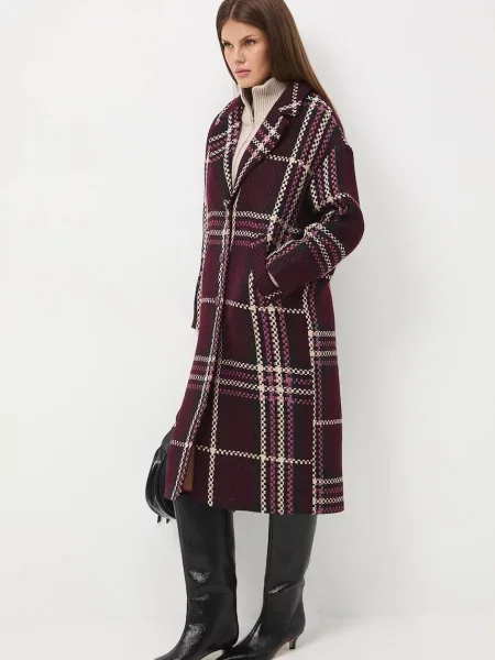 Medicine płaszcz bordowy