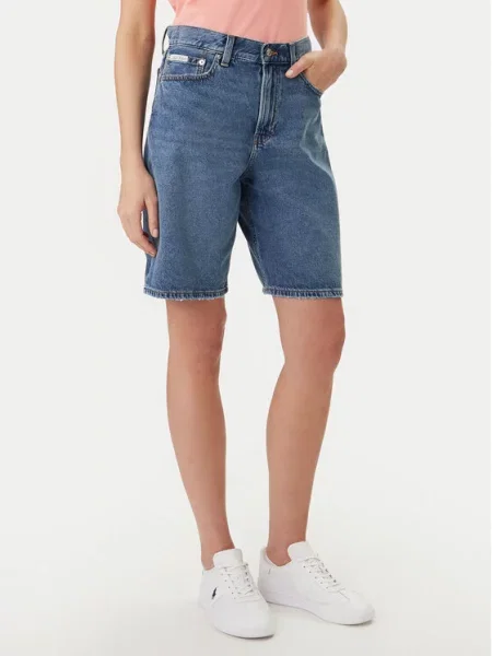 Calvin Klein Jeans Džinsiniai šortai mėlyna