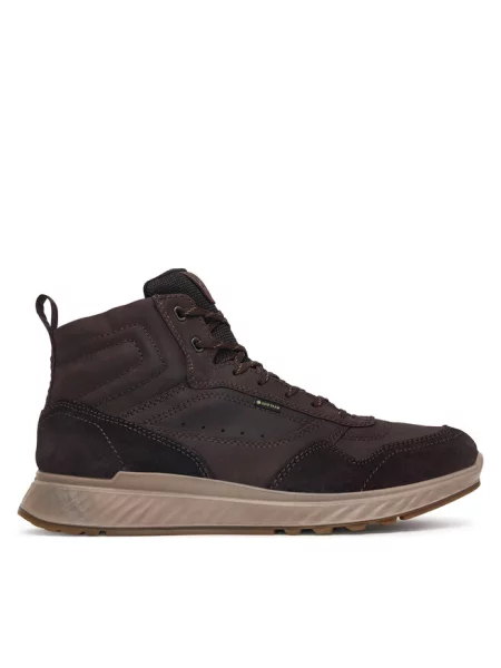 ECCO Sneakersy Exostride GORE-TEX ciemny brązowy