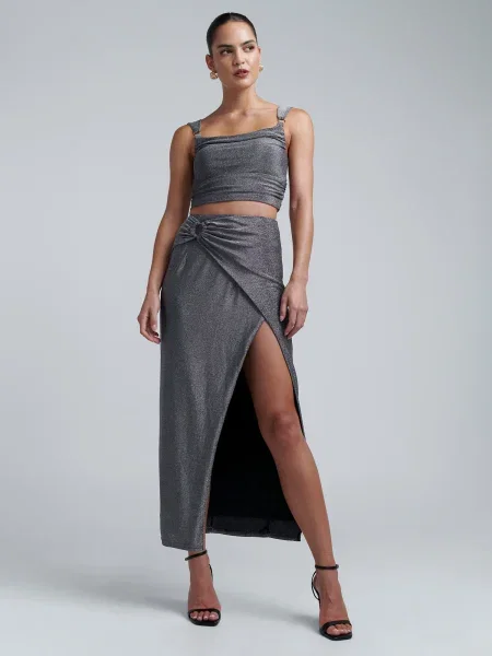 BWLDR Fustă MYRA' gri