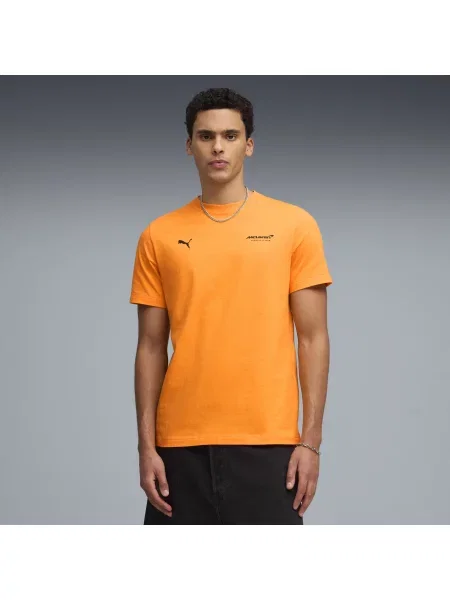 PUMA koszulka z grafiką McLAREN RACING Odzież S pomarańczowy