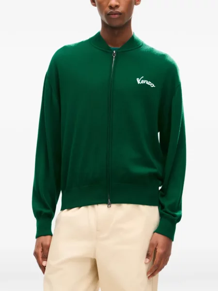 Cardigan Kenzo de lână verde