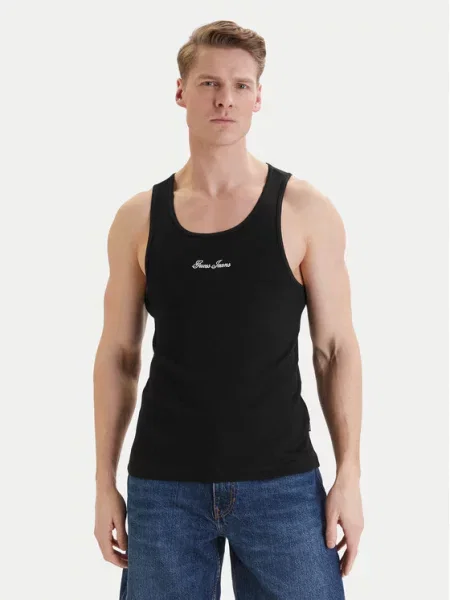 Top Guess Jeans negru