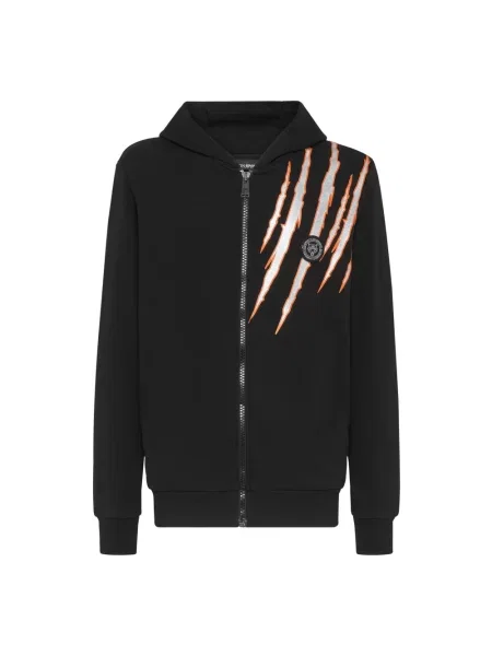 Bluza z kapturem Plein Sport czarna