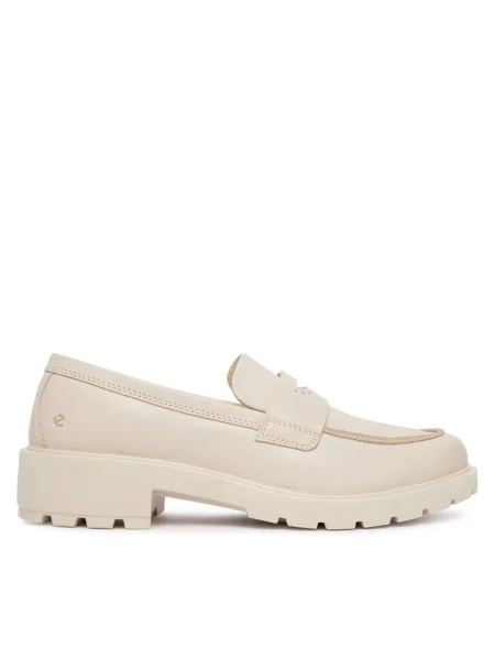 Loafersy ECCO beżowe