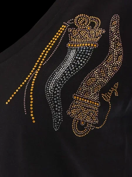 Tricou Liu Jo cu decolteu în V negru