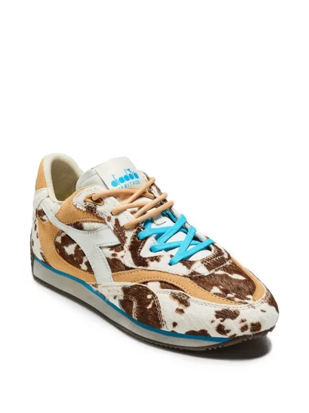 Sneakerși Diadora cu imagine maro