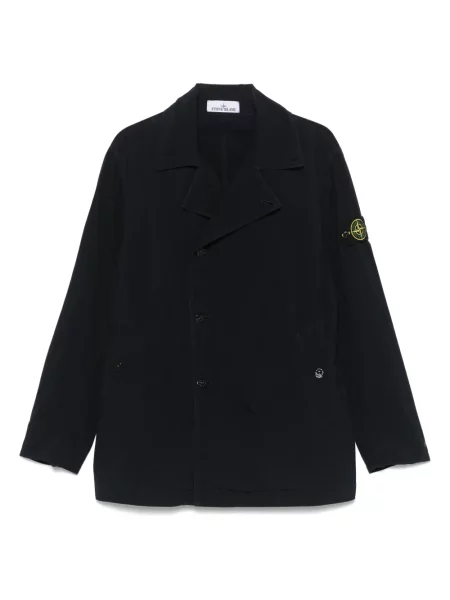 Geacă Stone Island cu strasuri albastru