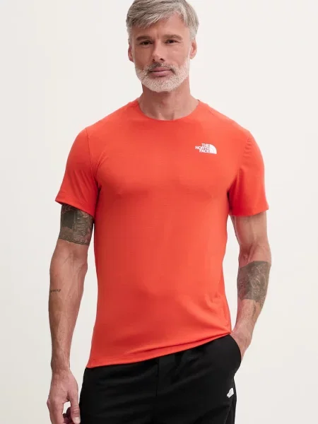 The North Face tricou pentru trekking pentru bărbați Lightning Alpine portocaliu