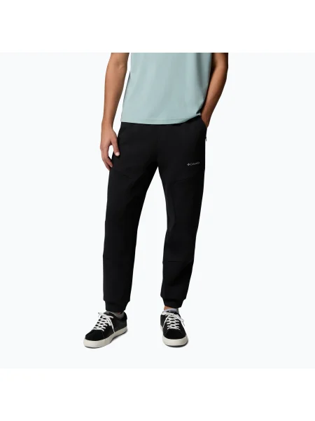Pantaloni de trekking pentru bărbați Columbia Tech Spacer Knit black/black negru