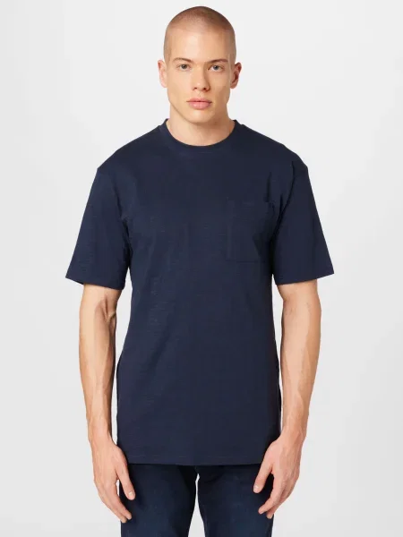 !Solid Tricou Durant' albastru
