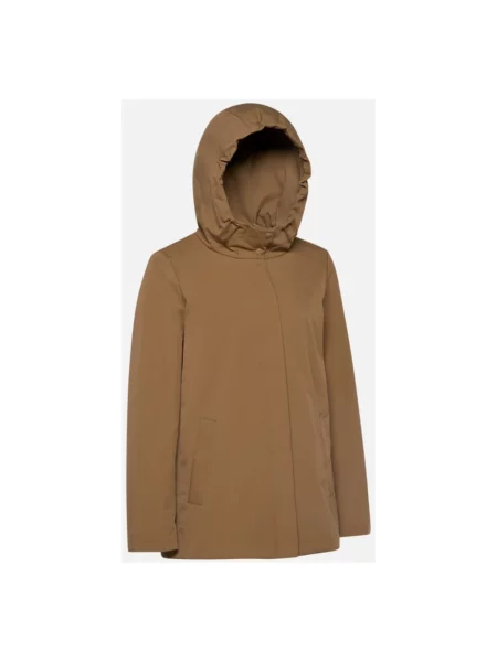 Parka Geox brązowa
