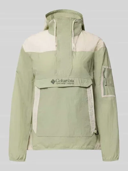 Kurtka przeciwwiatrowa Columbia Challenger II Windbreaker safari/dark stone khaki