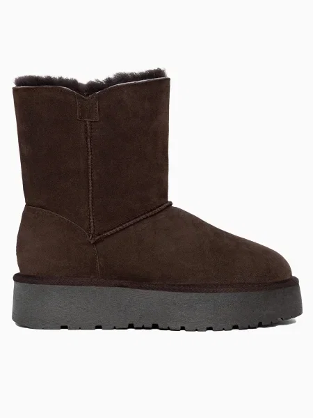 Gooce Botine HUBBARD ciocolatiu