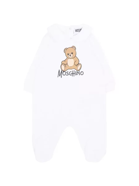 Piżama dziecięca Moschino biała